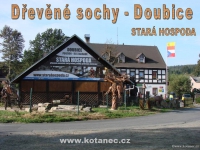 008 Dřevěné sochy - Doubice - Stará hospoda